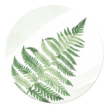 Minimalistische Groene Varens Bruiloft