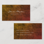 Minimalistische grunge visitekaartje (Voorkant / Achterkant)