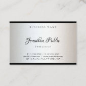 Minimalistische handmatige Sjabloon voor handscrip Visitekaartje (Voorkant)