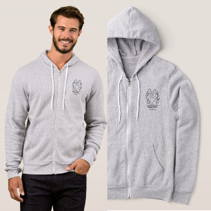 Minimalistische Happy Easter Bunny met aangepaste Hoodie