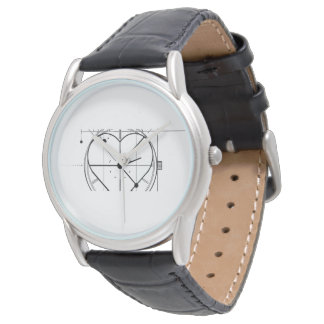 Minimalistische Hart Horloge - Geometrische Lijnku