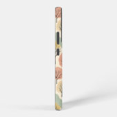 Minimalistische Herfst Tree Pattern Pastel Herfstb Samsung Galaxy Hoesje (Rechterkant)