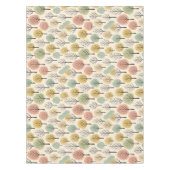 Minimalistische Herfst Tree Pattern Pastel Herfstb Tafelkleed (Voorkant)
