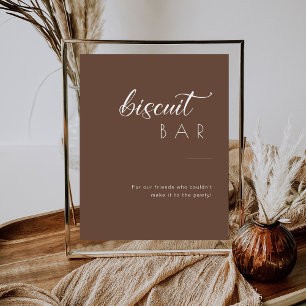 Minimalistische hond behandelen gunst koekje bar b reclamebord met voetstuk