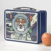 Minimalistische hond in de ruimte | Grappig & Scha (In situ)