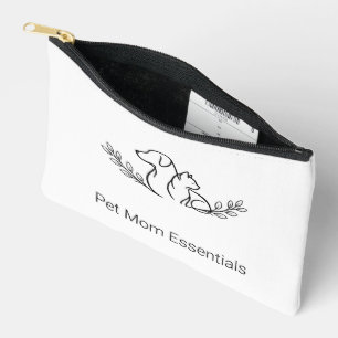Minimalistische honden- en kattenlijn kunsttas etui