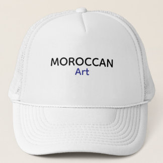 Minimalistische honkbalpet met Marokkaanse kunst Trucker Pet