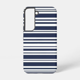 Minimalistische horizontale nautische strepen samsung galaxy hoesje
