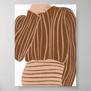 Minimalistische illustratie van Mode Poster