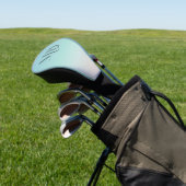 Minimalistische Initialen aan de kust Golfheadcover (Insitu)