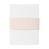 Minimalistische Initialen Datum Pastel Sinaasappel Uitnodigingen Wikkel (Achterkant Voorbeeld)