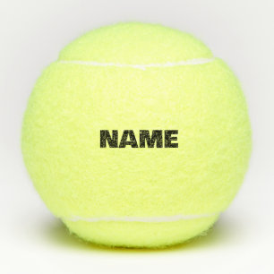  minimalistische initialen naam tennisballen