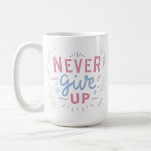 Minimalistische Inspirerend positieve zin kleurrij Koffiemok