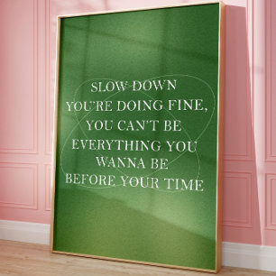 Minimalistische Inspirerende Esthetische Muurkunst Poster