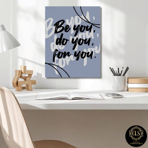 Minimalistische Inspirerende Quote Poster Print - 