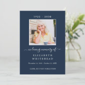 Minimalistische Kaart van de marine van de marine (Staand voorkant)