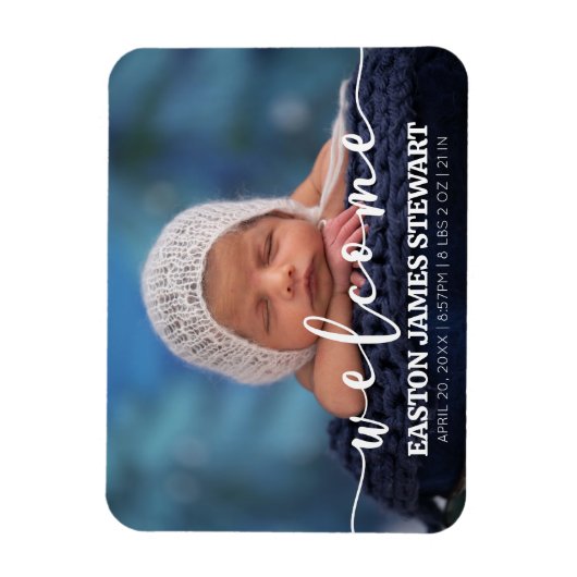 Minimalistische Kaart van de  van de Aankondiging  Magneet (Verticaal)