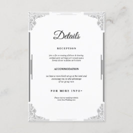 Minimalistische Kaart voor bruiloft