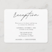 Minimalistische Kaart voor het ontvangen van wedde (Voorkant)