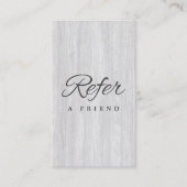 Minimalistische Kaart voor zakelijke verwijzing (Voorkant)