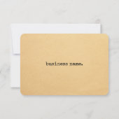 minimalistische kaartenzorg Hartelijk dank Bedankkaart (Achterkant)