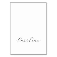 Minimalistische kalligrafie naam Elegant Place Car
