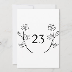 Minimalistische kalligrafie tekst kaart