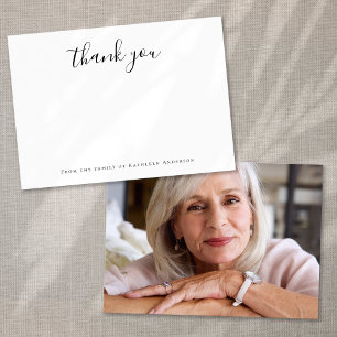 Minimalistische kalligrafie uit de familie van notitiekaartje