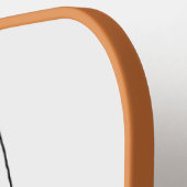 Minimalistische kat, aangepaste naam Pickleball Pa Paddle (Links Detail)