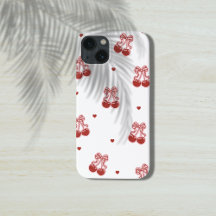 Minimalistische Kersenslinger Hoesje voor iPhone/i