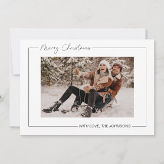 Minimalistische kerst Kaart