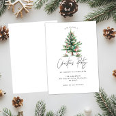 Minimalistische kerstboho kerstdiner kaart