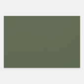 Minimalistische kerstboom met zachte lichten op sn inpakpapier vel (Voorkant 2)