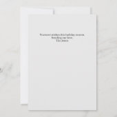 Minimalistische Kerstboomkaart Kaart (Achterkant)