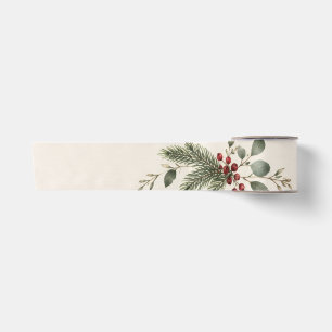 Minimalistische kerstgroet Vakantie stijl Lint