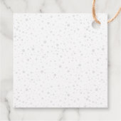 Minimalistische kerstkrans bedankjes labels (Achterkant)