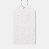 Minimalistische kerstkrans cadeaulabel (Achterkant)