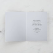 Minimalistische kerstman Kaart (Binnen)