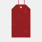 Minimalistische Kerstmis Foto Cadeaulabel (Achterkant)