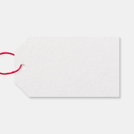 Minimalistische Kerstmis HO HO HO. Schattig modern Cadeaulabel (Achterkant Horizontaal)