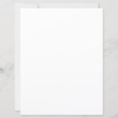 minimalistische kerstrode kerstbrief (Achterkant)