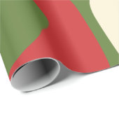 Minimalistische kerstverpakking uit de midden van  cadeaupapier (Rol Hoek)