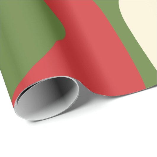 Minimalistische kerstverpakking uit de midden van  cadeaupapier (Rol Hoek)