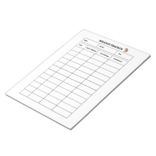 Minimalistische kilometerstanden notitieblok