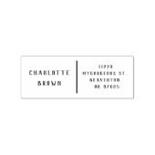 Minimalistische Klassieke Eenvoudige Aangepaste Re Rubberstempel (Afrduk)