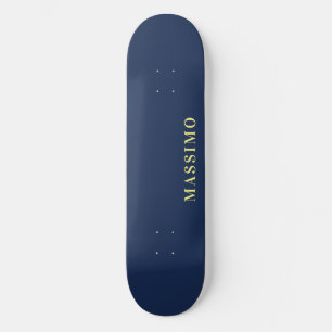 Minimalistische Klassieke Professionele Blauwe Kle Skateboard