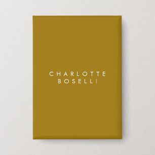 Minimalistische Klassieke Professionele Gouden Kle Button