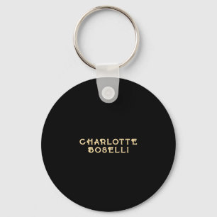 Minimalistische Klassieke Professionele Zwarte Gou Sleutelhanger