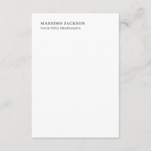 Minimalistische Klassieke Zakelijke Stijl Informatiekaartje