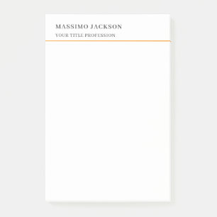 Minimalistische Klassieke Zakelijke Stijl Post-it® Notes